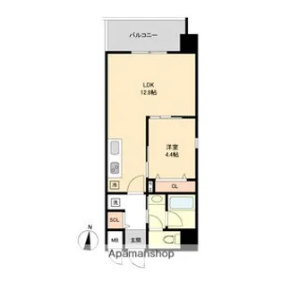 S−FORT名駅南五丁目(レジデンシア名駅南)【6階】の間取り