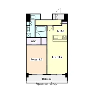 PURE RESIDENCE 名駅南【14階】の間取り