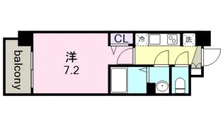 プレサンス鶴舞パーク&ステーション【8階】の間取り