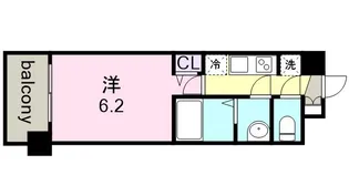 プレサンス鶴舞パーク&ステーション【0302号室】の間取り