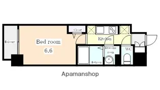 メイクス名駅南Ⅱ【5階】の間取り