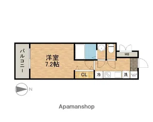 アソシエ鶴舞公園【2階】の間取り