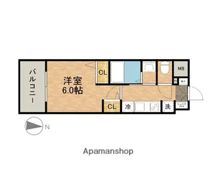 エステムコート名古屋セントリア【7階】の間取り