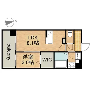 デュオフラッツ栄【11階】の間取り