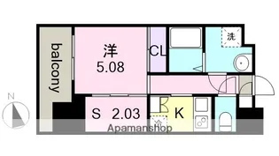 エステシア上前津【9階】の間取り