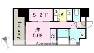 エステシア上前津【11階】の間取り