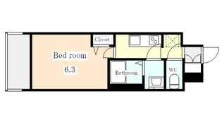 プレサンス新栄アーバンフロー【15階】の間取り