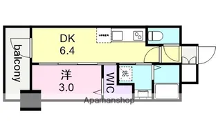 エステムコート名古屋サウスネクスト【10階】の間取り