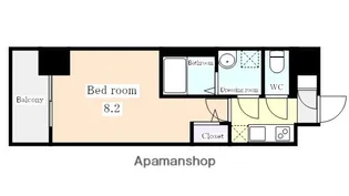 エスリード新栄プライム【8階】の間取り