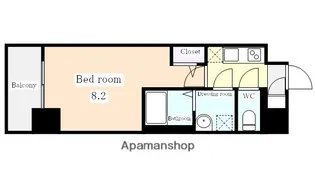 エスリード新栄プライム【2階】の間取り