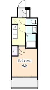 プレサンス新栄ユリシス【0604号室】の間取り