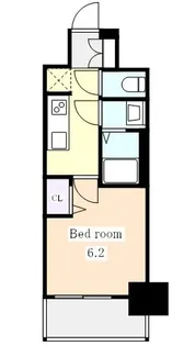 1Kの間取り画像