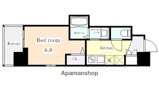 エステムコート名古屋泉プラチナムゲート【11階】の間取り