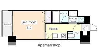 レジデンス東別院スクエア2【12階】の間取り