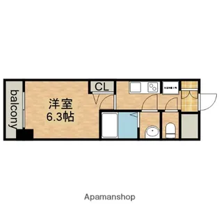 メイクス矢場町【12階】の間取り