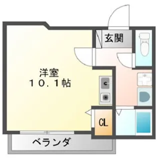 第一中央ビルディング【4階】の間取り