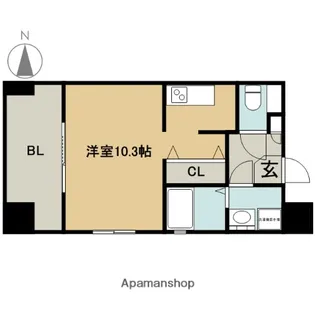 グラン・アベニュー西大須【10階】の間取り