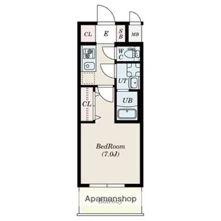 S-RESIDENCE堀田North【7階】の間取り