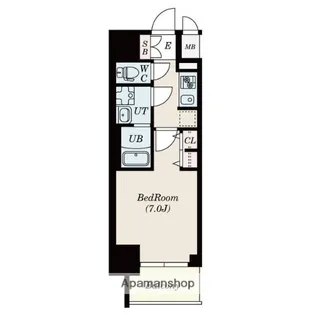 S-RESIDENCE熱田Ⅱ【12階】の間取り