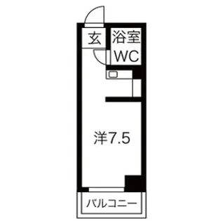 ラフィネ新栄【5階】の間取り