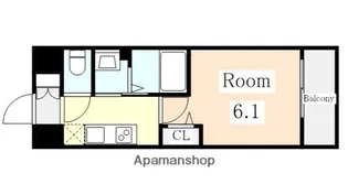 ラグゼナ上前津【2階】の間取り