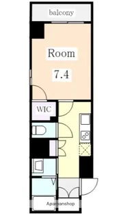 ラグゼナ上前津【10階】の間取り