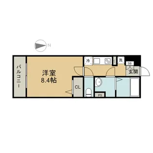 リブリ・山王【1階】の間取り