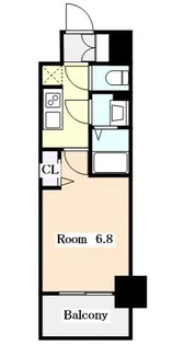 プレサンス上前津エレスタ【0813号室】の間取り