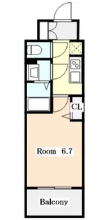 プレサンス上前津エレスタ【7階】の間取り