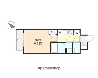 メイクス熱田神宮【4階】の間取り