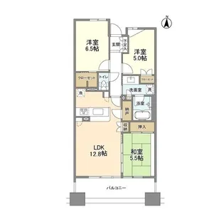 SS.FLAT桜山【0602号室】の間取り
