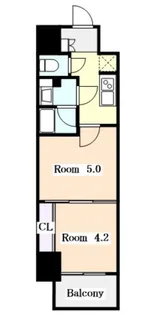 パークアクシス名古屋山王一丁目【9階】の間取り