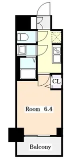 プレサンス広小路通今池【0803号室】の間取り