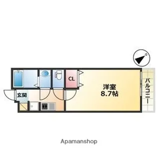 RESENCE CHIKUSA【3階】の間取り