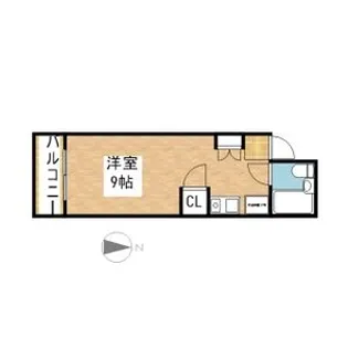 コーポサンシスタ【216号室】の間取り