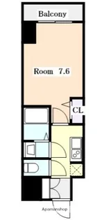 ディアレイシャス尾頭橋【4階】の間取り
