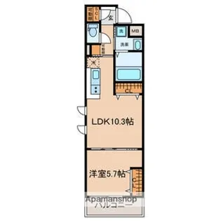 COZY豊岡通【5階】の間取り