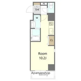 THE RESIDENCE IMAIKE EAST【10階】の間取り