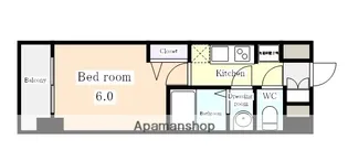 メイクス今池02【9階】の間取り