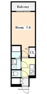 エスリード栄ル・クール【6階】の間取り