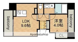 メイクス今池PRIME【3階】の間取り