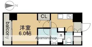 PULCHRA IMAIKE(プルクラ今池)【6階】の間取り