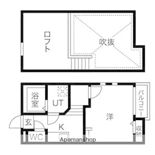 Creo堀田弐番館【1階】の間取り