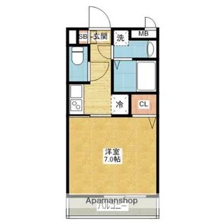 スカイコート御器所【7階】の間取り
