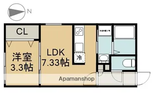 QUADOR GOKISO PREMIERE【2階】の間取り