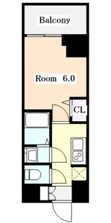 プレサンス大須観音フィエスタ【0501号室】の間取り