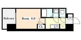 プレサンス大須観音フィエスタ【0506号室】の間取り