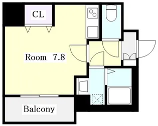 プレサンス鶴舞パークグラッド【15階】の間取り
