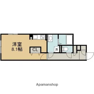 LUORE吹上【2階】の間取り