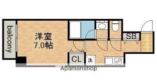 1Kの間取り画像